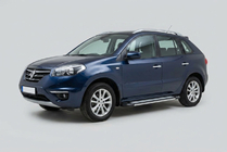 Renault Koleos 2008–2016 Stranske stopnice Rainbow (2 kos, aluminij) fotografija 1