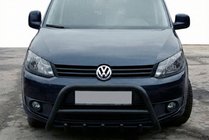 Volkswagen Caddy 2010–2015 Bullbar WT003 Black (nerjavno jeklo) fotografija 2