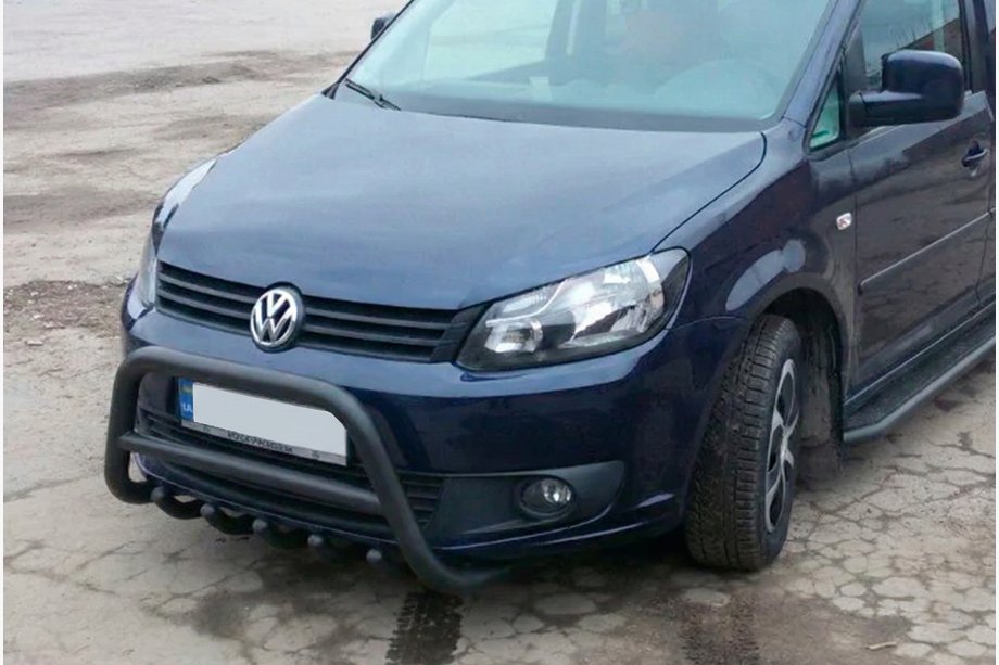 Volkswagen Caddy 2010–2015 Bullbar WT003 Black (nerjavno jeklo) Image