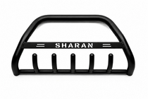 Volkswagen Sharan 1995–2010 Sprednji zaščitni lok WT004 Black (nerjavno jeklo) fotografija 4