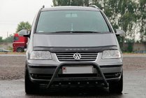 Volkswagen Sharan 1995–2010 Sprednji zaščitni lok WT004 Black (nerjavno jeklo) fotografija 2