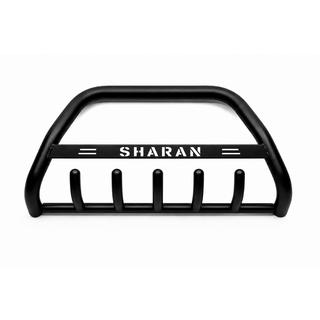 Sprednji zaščitni lok WT004 Black (nerjavno jeklo) Volkswagen Sharan 1995–2010 fotografija 4