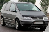 Volkswagen Sharan 2010–2023 Sprednji zaščitni lok WT004 Black (nerjavno jeklo) fotografija 3