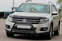 Volkswagen Tiguan 2007–2016 Bullbar WT003 Black (nerjavno jeklo) fotografija 2