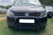 Volkswagen Touran 2003–2010 Sprednji zaščitni lok WT004 Black (nerjavno jeklo) fotografija 1