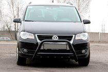 Volkswagen Touran 2003–2010 Bullbar WT003 Black (nerjavno jeklo) fotografija 2