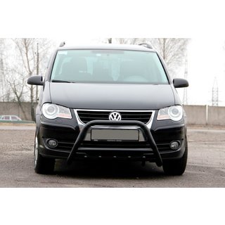 Bullbar WT003 Black (nerjavno jeklo) Volkswagen Touran 2003–2010 fotografija 2