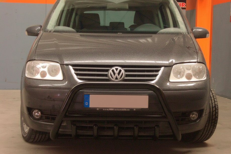 Volkswagen Touran 2003–2010 Bullbar WT003 Black (nerjavno jeklo) Image