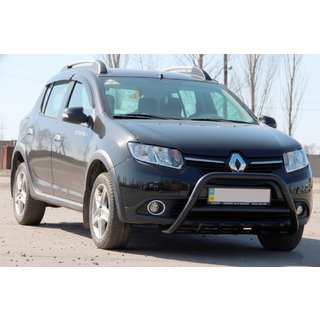 Bullbar WT003 Black (nerjavno jeklo) Dacia Sandero 2013–2020 fotografija 3