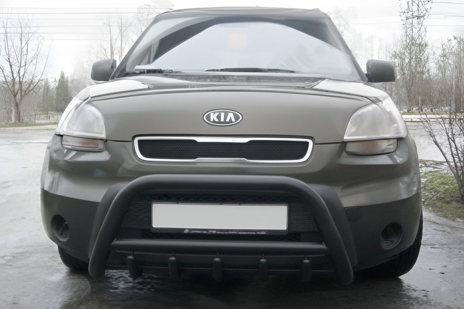 Kia Soul I 2008–2013 Bullbar WT003 Black (nerjavno jeklo) Image