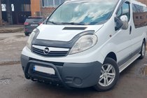 Opel Vivaro 2001–2015 Kenguru zaščitni lok WT004 Black (nerjavno jeklo) fotografija 3