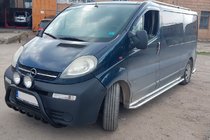 Opel Vivaro 2001–2015 Kenguru zaščitni lok WT004 Black (nerjavno jeklo) fotografija 2