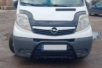 Opel Vivaro 2001–2015 Kenguru zaščitni lok WT004 Black (nerjavno jeklo) fotografija 6