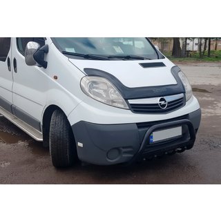 Kenguru zaščitni lok WT004 Black (nerjavno jeklo) Opel Vivaro 2001–2015 fotografija 4