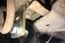 Renault Trafic 2001–2015 Kenguru zaščitni lok WT004 Black (nerjavno jeklo) fotografija 7