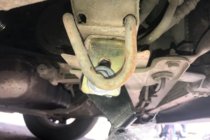 Renault Trafic 2001–2015 Kenguru zaščitni lok WT004 Black (nerjavno jeklo) fotografija 8