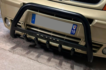Renault Trafic 2001–2015 Kenguru zaščitni lok WT004 Black (nerjavno jeklo) fotografija 2