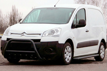 Peugeot Partner Tepee 2008–2018 Bullbar WT003 Black (nerjavno jeklo) fotografija 1