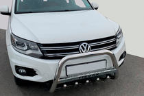 Volkswagen Tiguan 2007–2016 Sprednji zaščitni lok WT004 (nerjavno jeklo) fotografija 2