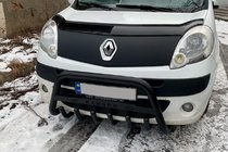 Renault Kangoo 2008–2020 Sprednji zaščitni lok WT004 Black (nerjavno jeklo) fotografija 2