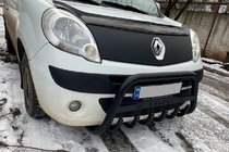 Renault Kangoo 2008–2020 Sprednji zaščitni lok WT004 Black (nerjavno jeklo) fotografija 3