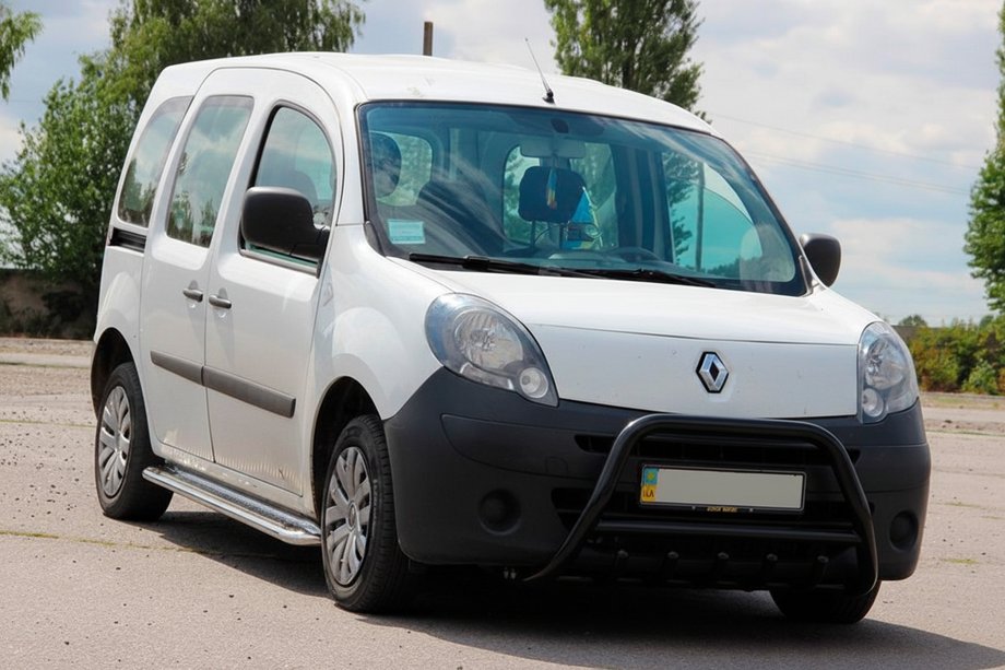 Renault Kangoo 2008–2020 Bullbar WT003 Black (nerjavno jeklo) Image