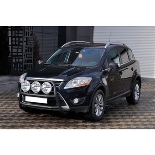 Kenguru lok WT018 Black (nerjavno jeklo) Ford Kuga 2008–2013 fotografija 1