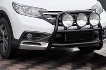 Honda CRV 2012–2016 Sprednji zaščitni lok WT018 Black (nerjaveče jeklo) fotografija 1