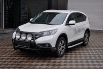 Honda CRV 2012–2016 Sprednji zaščitni lok WT018 Black (nerjaveče jeklo) fotografija 3