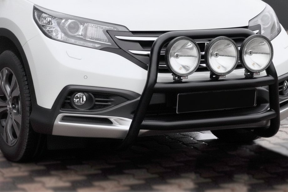 Honda CRV 2012–2016 Sprednji zaščitni lok WT018 Black (nerjaveče jeklo) Image