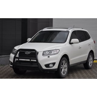 Kenguru lok WT018 Black (nerjavno jeklo) Hyundai Santa Fe 2 2006–2012 fotografija 3