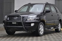 Kia Sportage 2004–2010 Kenguru lok WT018 Black (nerjavno jeklo) fotografija 1
