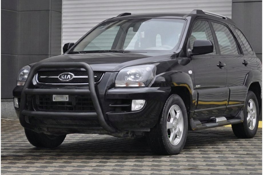Kia Sportage 2004–2010 Kenguru lok WT018 Black (nerjavno jeklo) Image