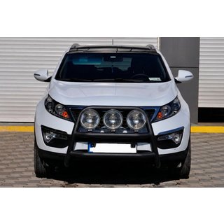 Kenguru lok WT018 Black (nerjavno jeklo) Kia Sportage 2010–2015 fotografija 1