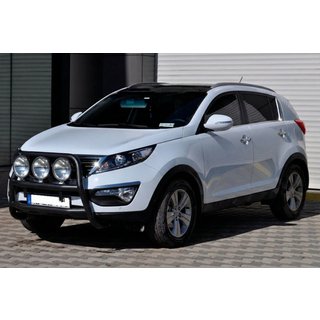 Kenguru lok WT018 Black (nerjavno jeklo) Kia Sportage 2010–2015 fotografija 2