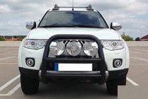 Mitsubishi L200 2006–2015 Kenguru lok WT018 Black (nerjavno jeklo) fotografija 2