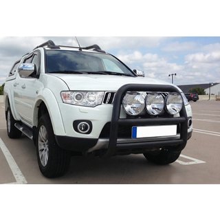 Kenguru lok WT018 Black (nerjavno jeklo) Mitsubishi L200 2006–2015 fotografija 1