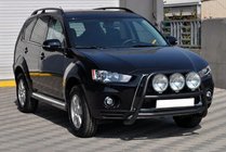 Mitsubishi Outlander 2006–2012 Kenguru lok WT018 Black (nerjavno jeklo) fotografija 3