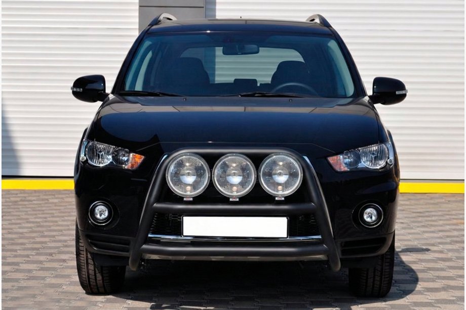 Mitsubishi Outlander 2006–2012 Kenguru lok WT018 Black (nerjavno jeklo) Image