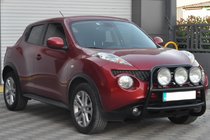 Nissan Juke 2010–2019 Prednji zaščitni lok WT018 Black (nerjaveče jeklo) fotografija 5