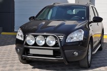 Nissan Qashqai 2007–2010 Kenguru lok WT018 Black (nerjavno jeklo) fotografija 3