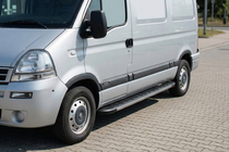 Renault Master 1998–2010 Bočne stopnice Duru (2 kosa, aluminij) fotografija 1