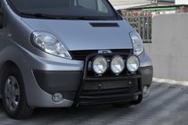 Renault Trafic 2001–2015 Kenguru lok WT018 Black (nerjavno jeklo) fotografija 1
