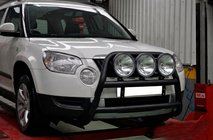 Skoda Yeti 2009–2017 Kenguru lok WT018 Black (nerjavno jeklo) fotografija 2