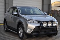 Toyota Rav 4 2013–2018 Prednji zaščitni lok WT018 Black (nerjaveče jeklo) fotografija 2