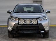 Toyota Rav 4 2013–2018 Prednji zaščitni lok WT018 Black (nerjaveče jeklo) fotografija 1