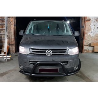 Kenguru zaščitni lok WT006ST Black (nerjaveče jeklo) Volkswagen T5 2010–2015 fotografija 3