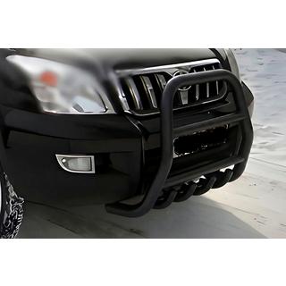 Visok sprednji zaščitni lok (bull bar) Black (nerjaveče jeklo) Toyota Land Cruiser Prado 120 2002–2009