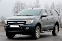 Ford Ranger 2011–2022 Sprednji zaščitni lok WT022 Black (nerjavno jeklo) fotografija 3