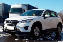 Mazda CX-5 2012–2017 Sprednji zaščitni lok WT021 Black (nerjaveče jeklo) fotografija 2